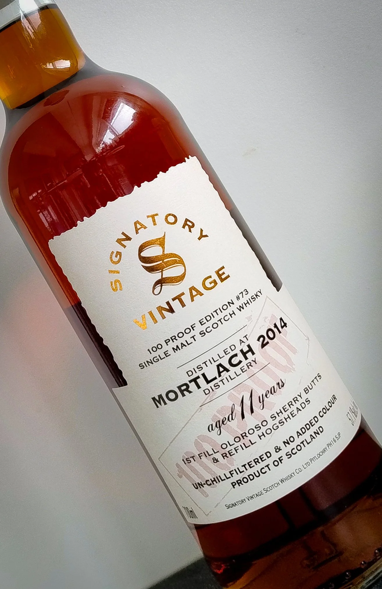 Mortlach 11yo Signatory 100º Proof — Dramface